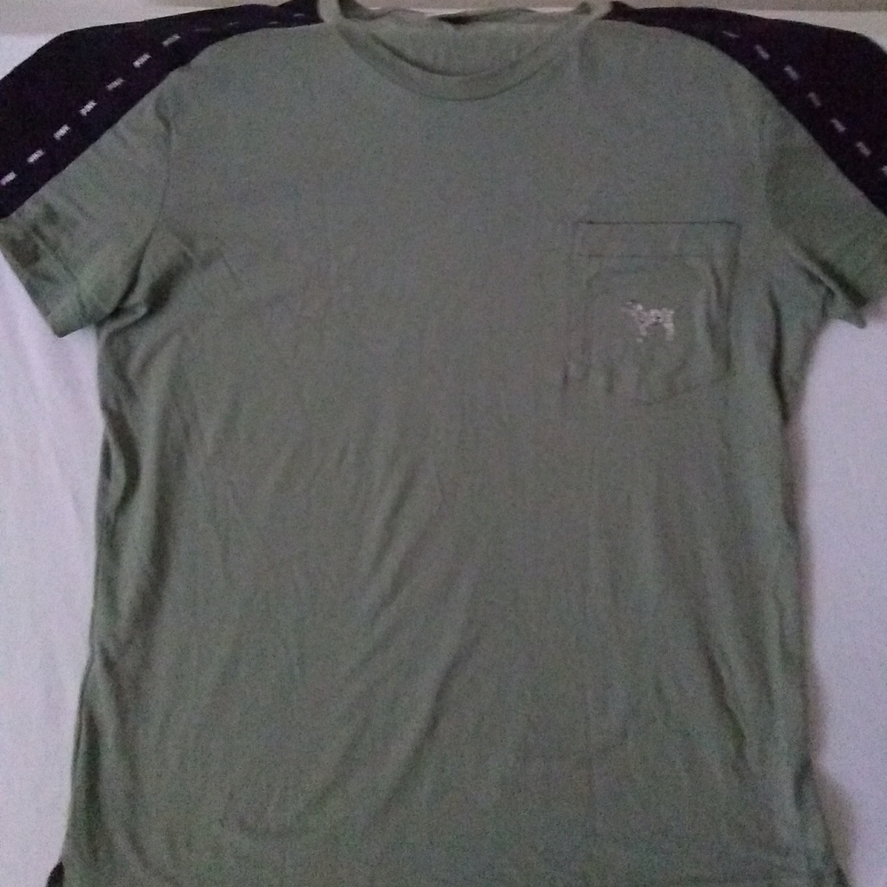 Pink new crew tee